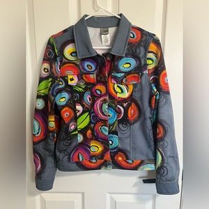 Simply Art By Dolcezza Jacket Women's Size Small Multicolor